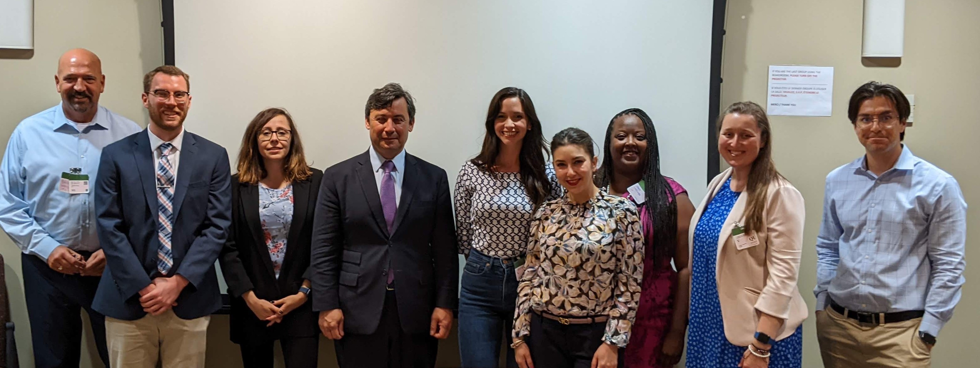 Fellows with MP Michael Chong